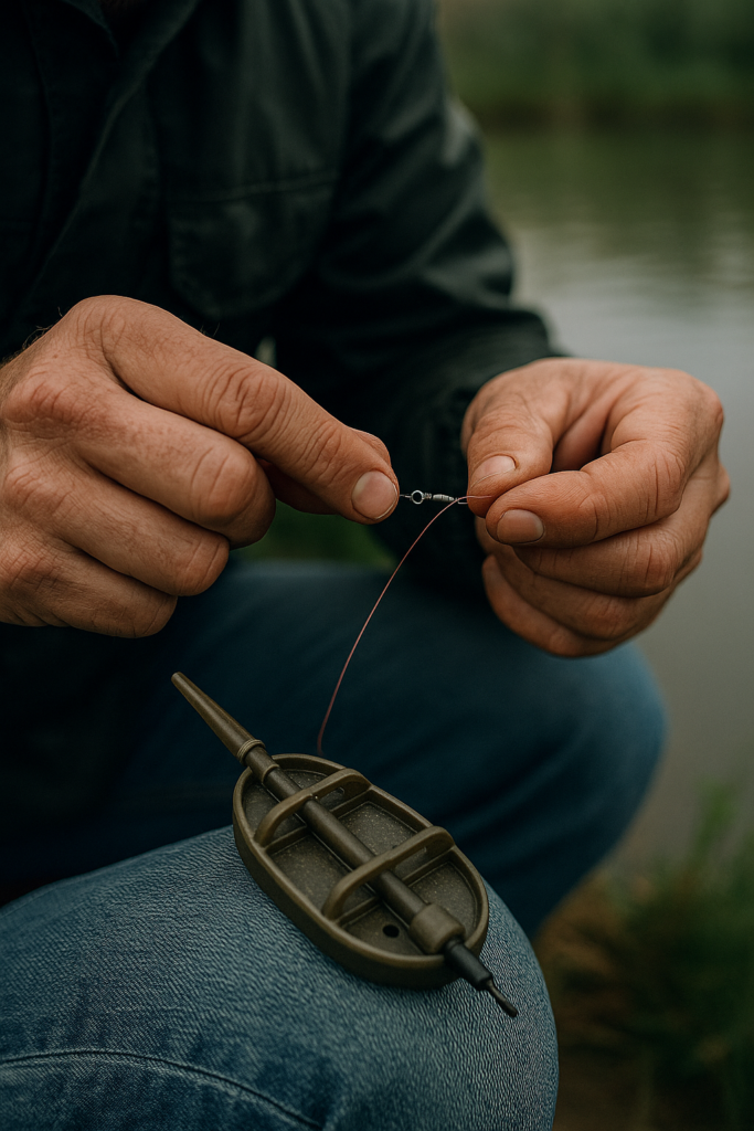 Angler’s Hands at Work
